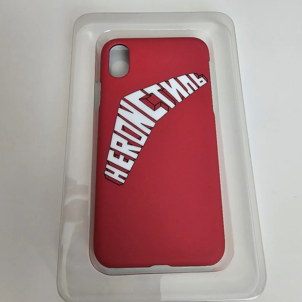 Heron Preston Red Cyrillic 